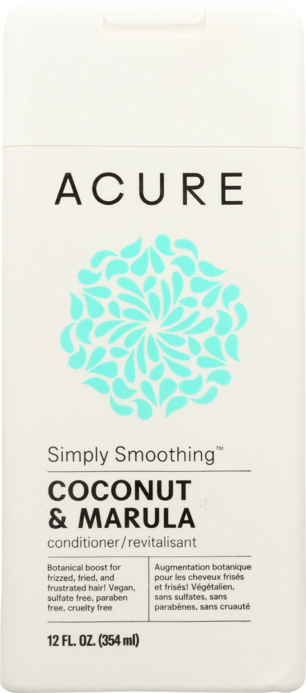 ACURE: Simply Smoothing Conditioner Coconut & Marula, 12 fl oz