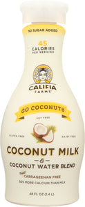CALIFIA: Go Coconuts Coconutmilk and Water, 48 oz