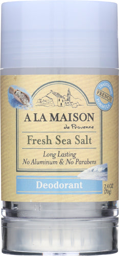 A LA MAISON: Deodorant Sea Salt Fresh, 2.4 oz