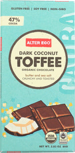 ALTER ECO: Organic Chocolate Dark Coconut Toffee, 2.82 oz