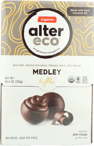 ALTER ECO: Chocolate Truffle Medley .42 oz, 60 pc