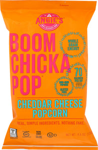 ANGIES: Boomchickapop Cheddar Cheese Popcorn, 4.5 oz
