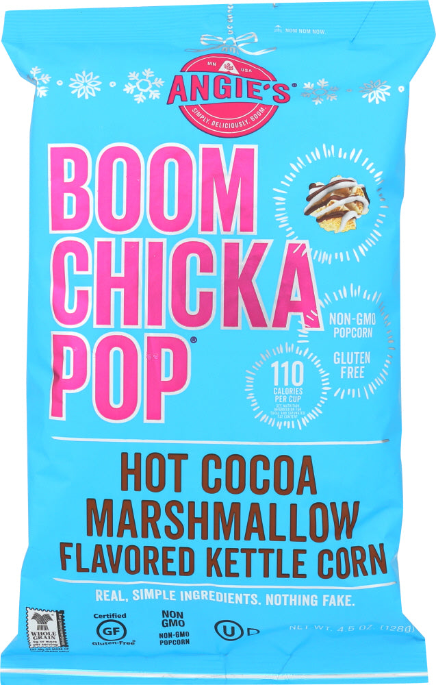 ANGIE'S: Hot Cocoa Marshmallow Flavored Kettle Corn, 4.50 oz