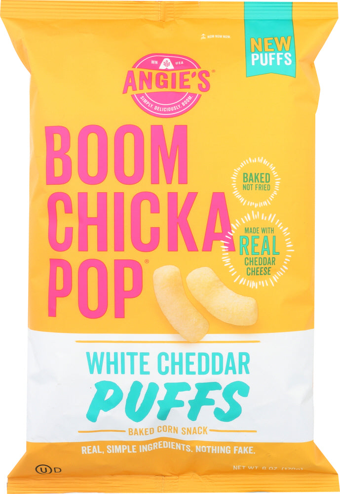 ANGIES: Puffs White Cheddar, 6 oz