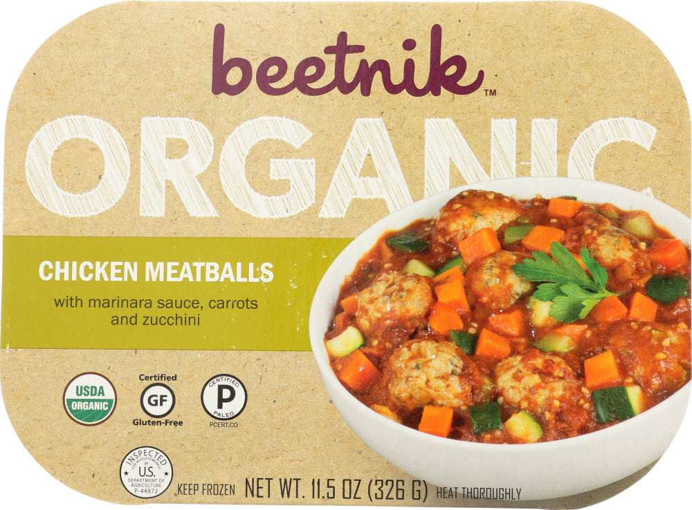 BEETNIK: Organic Chicken Meatballs, 11.5 oz