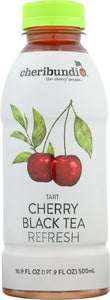 CHERIBUNDI: Tart Cherry Refresh Black Tea, 16.9 Oz