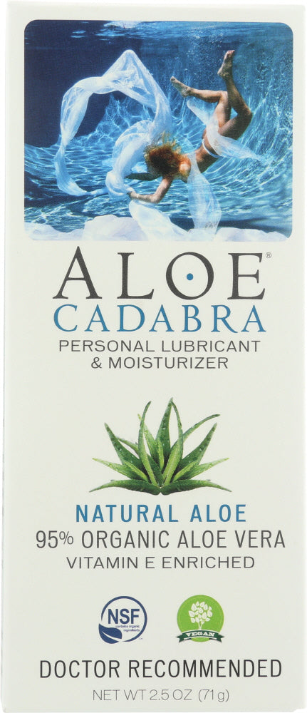 ALOE CADABRA: Lubricant Natural Aloe, 2.5 oz