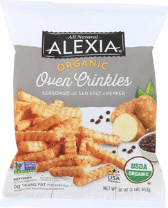 ALEXIA: Organic Oven Crinkles Salt & Pepper, 16 oz