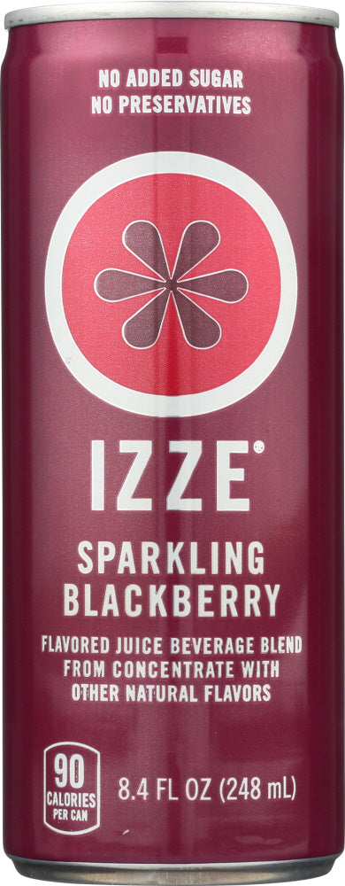 IZZE: Sparkling Blackberry Flavored Juice Beverage, 8.4 oz