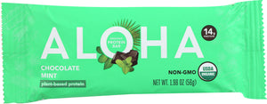 ALOHA: Chocolate Mint Protein Bar, 56 gm