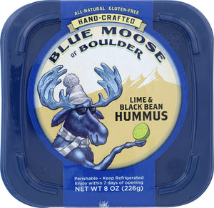 BLUE MOOSE OF BOULDER: Hummus Lime and Black Bean, 8 oz