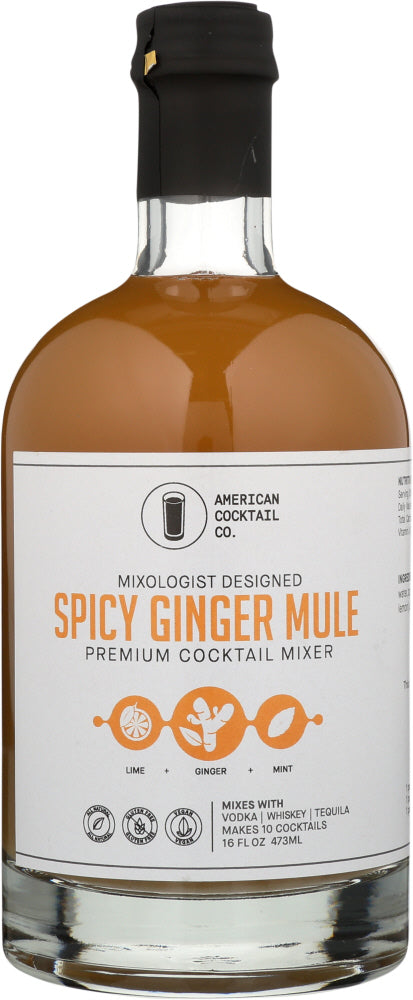 AMERICAN COCKTAIL COMPANY: Spicy Ginger Mule Mixer, 16 fo