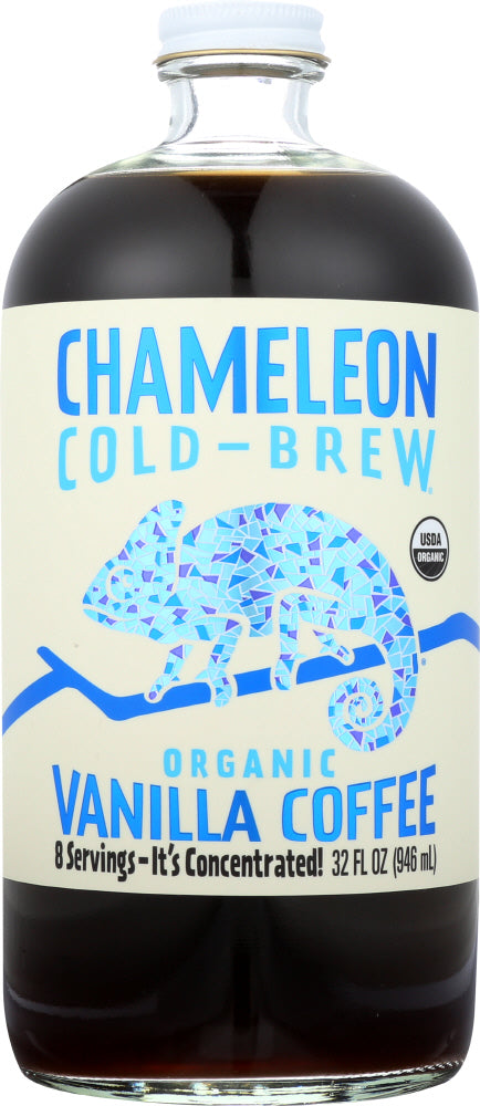 CHAMELEON COLD BREW: Organic Coffee Concentrate Vanilla, 32 oz