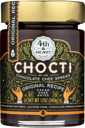 4TH & HEART: Ghee Original Recipe Chocti, 12 oz
