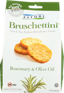 ASTURI: Bruschettini Rosemary & Olive Oil 4.23 oz