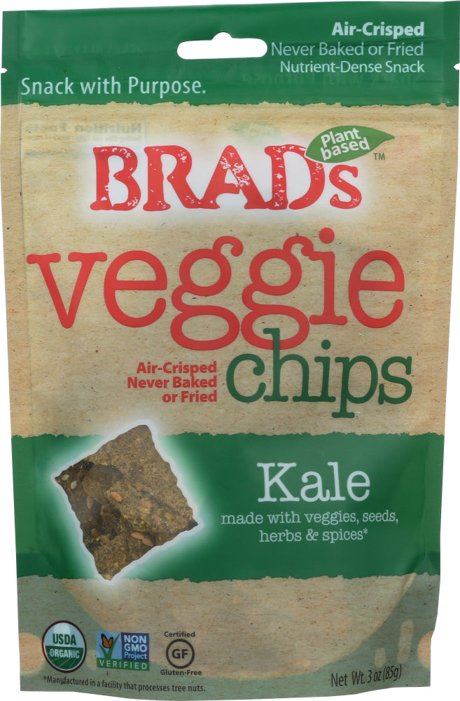 BRAD'S RAW FOODS: Vegan Chips Kale, 3 oz
