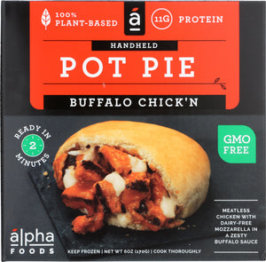 ALPHA FOODS: Buffalo Chicken Pot Pie, 6 oz