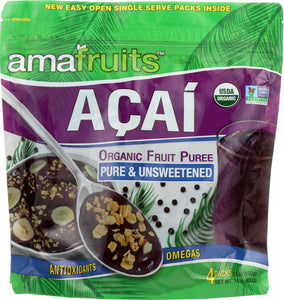 AMAFRUITS: Açaí Pure and Unsweetened, 14 oz