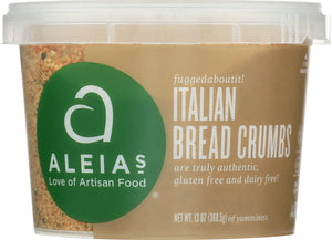 ALEIAS: Italian Bread Crumb Gluten Free, 13 oz