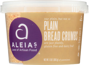 ALEIAS: Bread Crumbs Plain Gluten Free, 13 oz