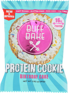 BUFF BAKE: Protein Cookie Birthday Cake, 2.82 oz