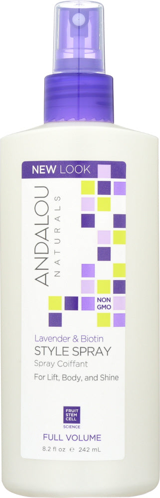 ANDALOU NATURALS: Full Volume Style Spray Lavender and Biotin, 8.2 Oz