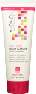 ANDALOU NATURALS: 1000 Roses Soothing Body Lotion, 8 oz