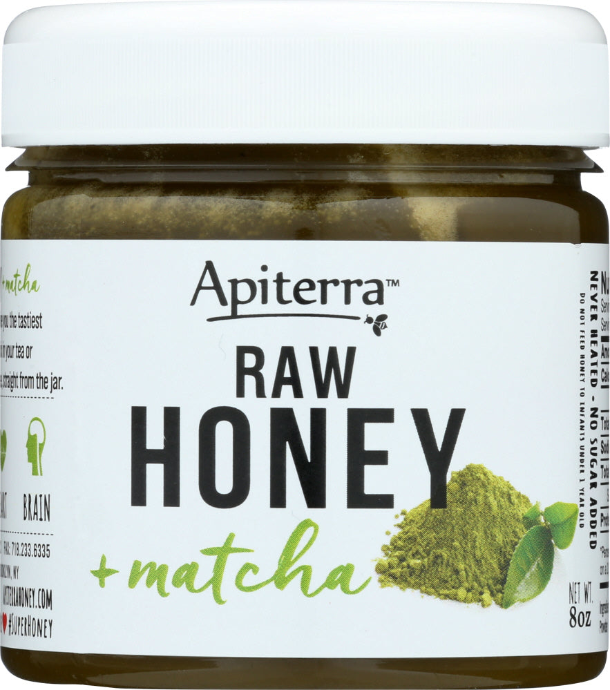 APITERRA: Raw Honey Green Matcha, 8 oz
