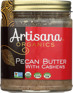 ARTISANA: Pecan Butter with Cashews, 8 oz