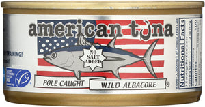 AMERICAN TUNA: Tuna Albacore No Add Salt, 6 oz