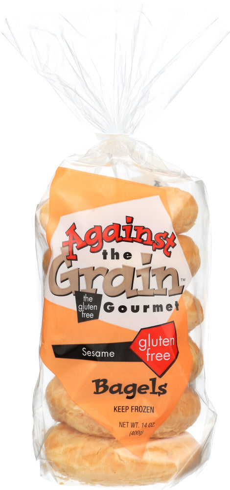 AGAINST THE GRAIN GOURMET: Sesame Bagels, 14 oz