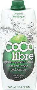 COCO LIBRE: Pure Organic Coconut Water, 16.9 oz