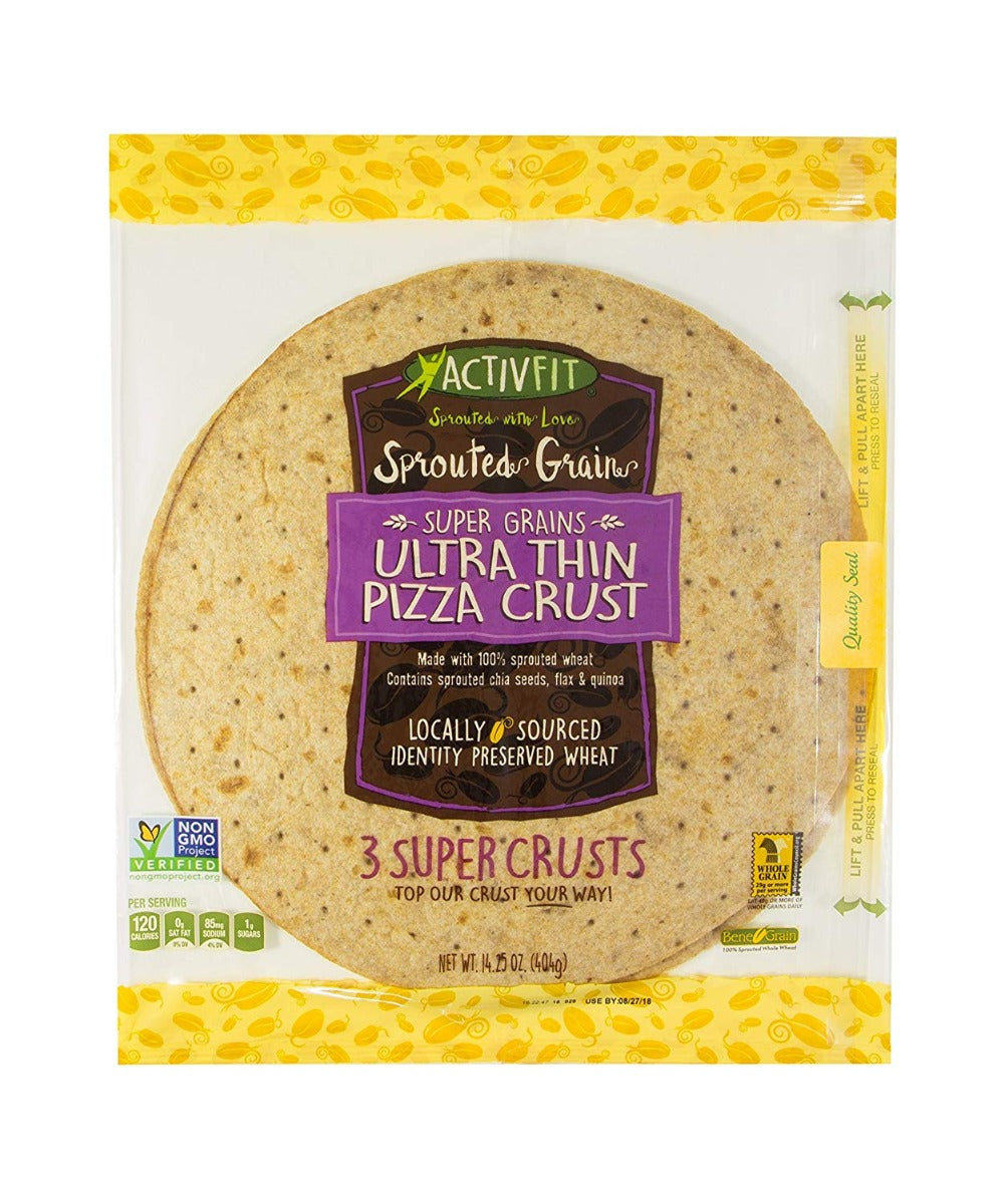 ACTIVFIT: Ultra Thin Pizza Crust Sprouted Grain, 14.25 oz