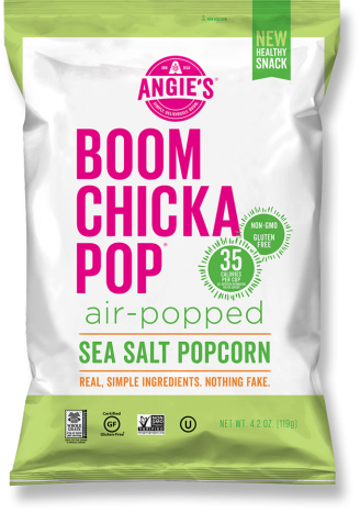 ANGIES: Air-Popped Sea Salt Popcorn, 4.2 oz