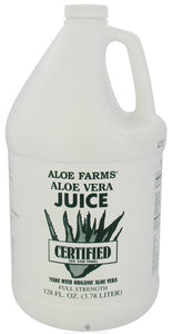 ALOE FARMS:  Aloe Vera Juice Organic Gallon, 128 oz