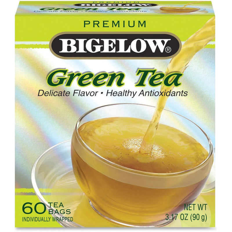 BIGELOW: Premium Blend Green Tea 60 Tea Bags, 3.17 oz
