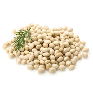 BULK BEANS: 100% Organic Navy Beans, 25 lb