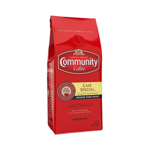 COMMUNITY COFFEE: Cafe Special Medium-Dark Roast Ground Coffee, 12 oz
