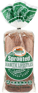 ALVARADO STREET BAKERY: Diabetics Lifestyles Low Glycemic Bread, 24 oz