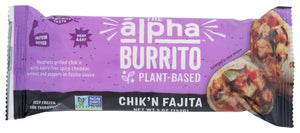 ALPHA FOODS: Plant Based Burrito Chik'n Fajita, 5 oz