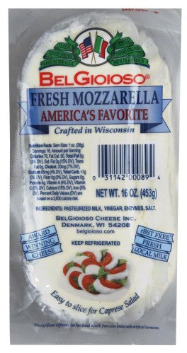 BELGIOIOSO: Fresh Mozzarella Cheese Log, 16 oz