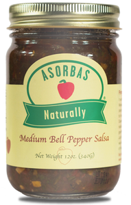 ASORBAS: Medium Bell Pepper Salsa, 12 oz