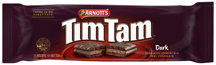 ARNOTTS: TimTam Dark Chocolate Cookies, 7 oz